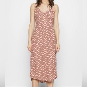 Abercrombie & Fitch Polka Dot Midi Dress